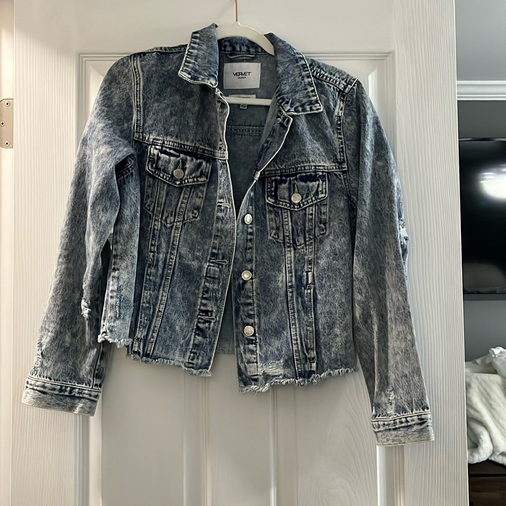 Distressed Jean jacket